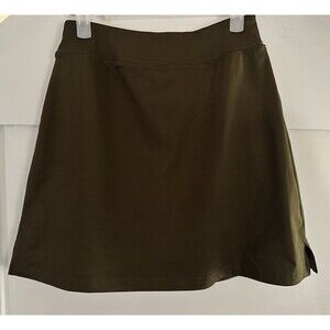 Ekouaer Women’s Athletic Golf Pickleball Tennis Skort Skirt Olive Green Sz XS